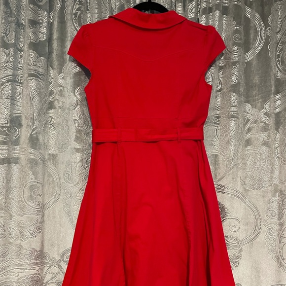 ModCloth red retro a-line dress - Picture 2 of 6